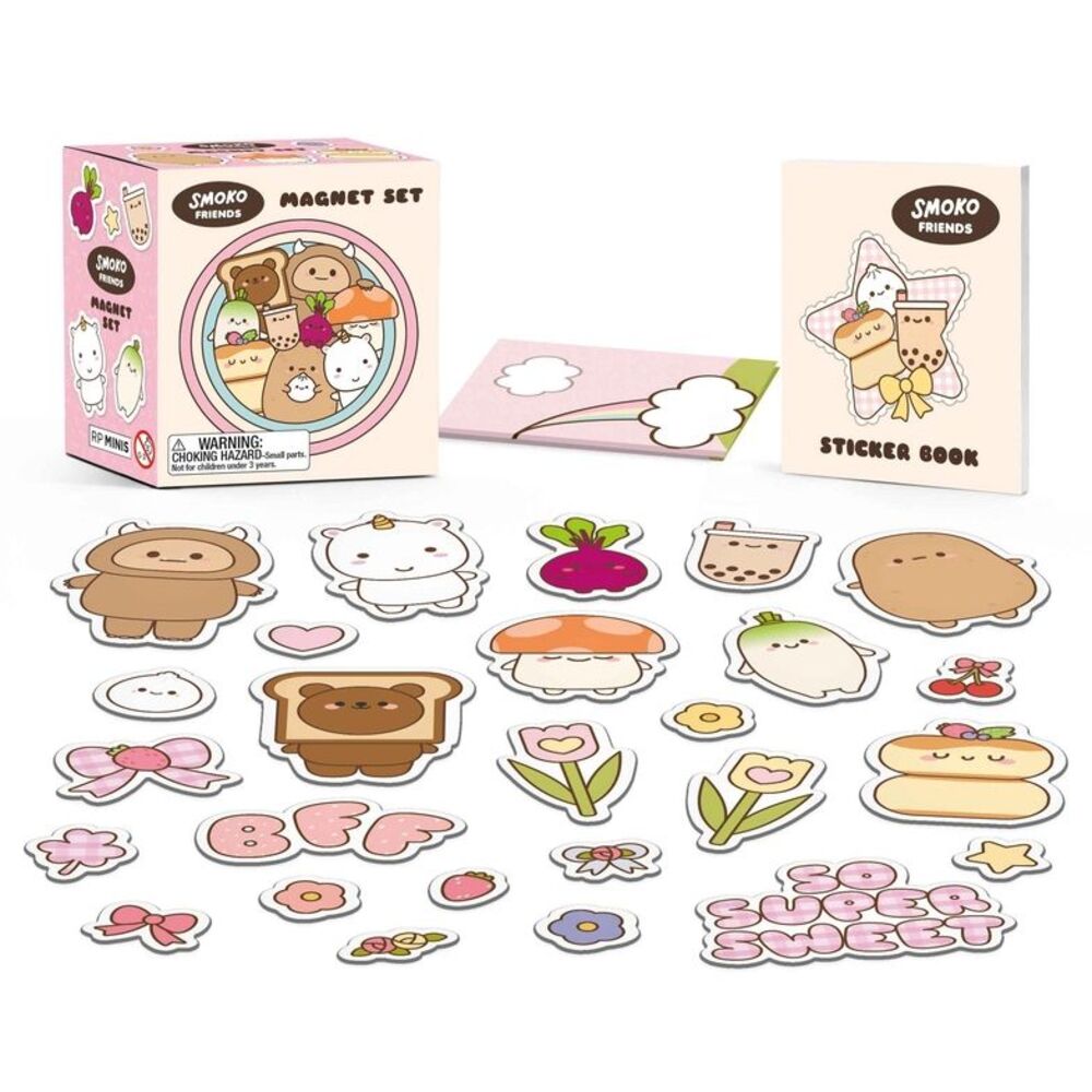 Smoko Friends Magnet Set -- Running Press
